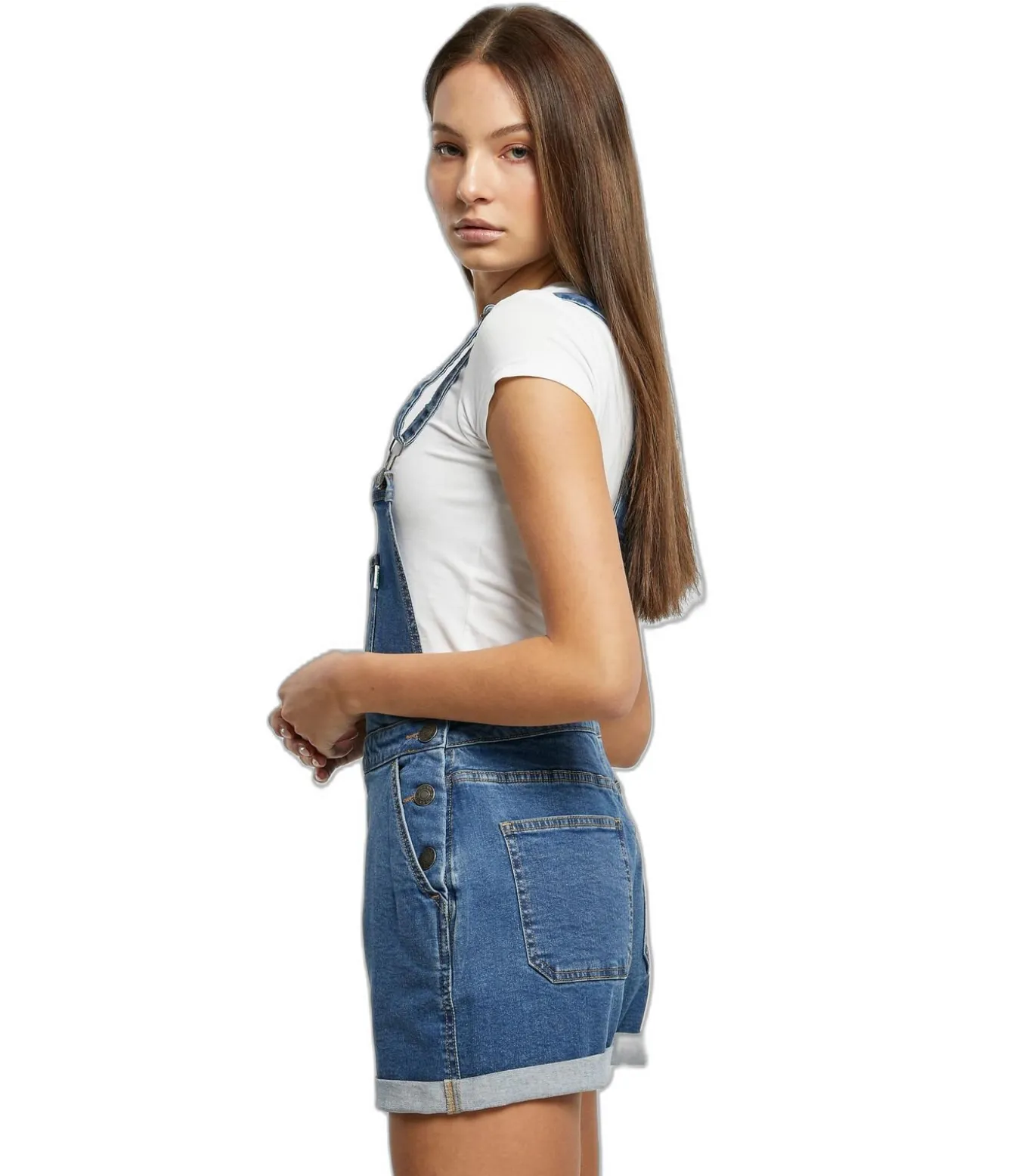 Korte biologische damesoverall