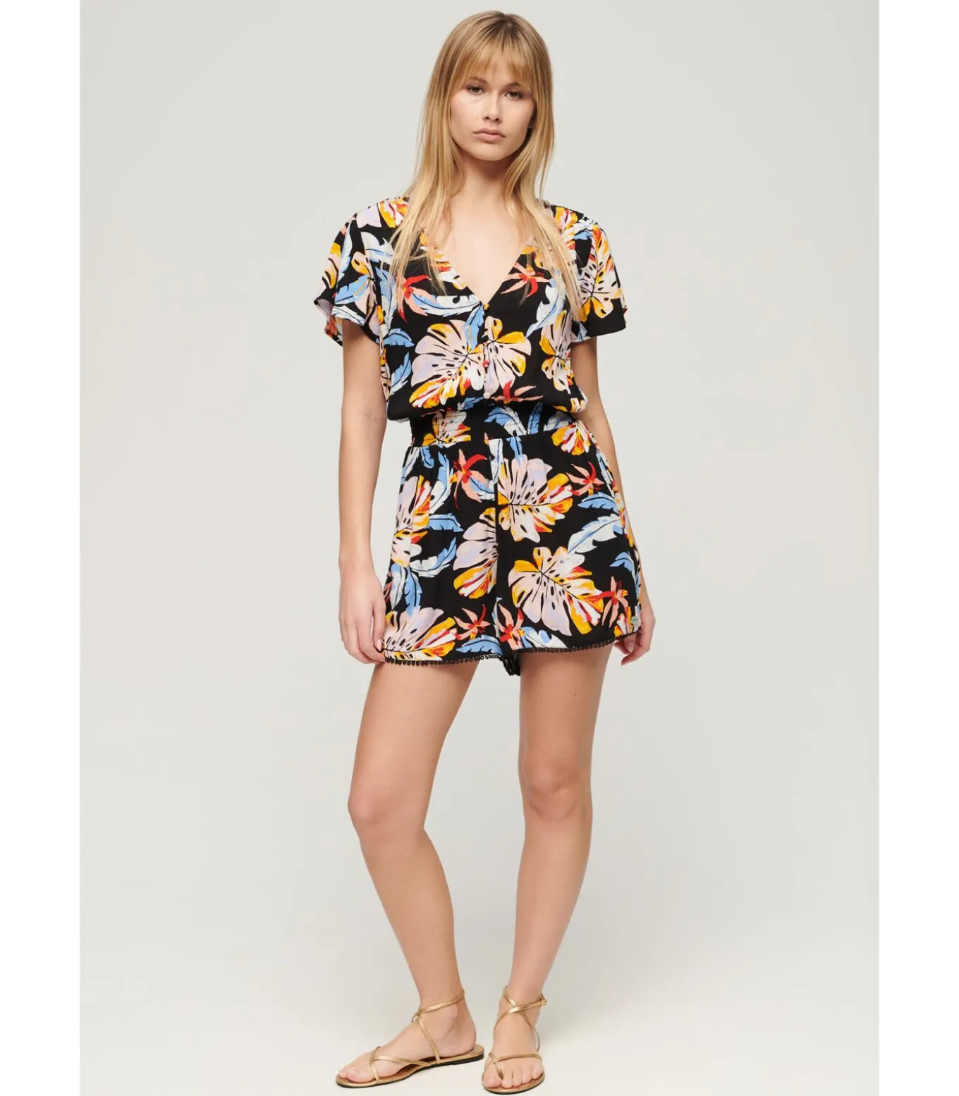 Korte jumpsuit voor vrouwen Beach