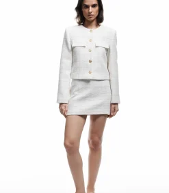 Koton Buttoned Tweed Jacket