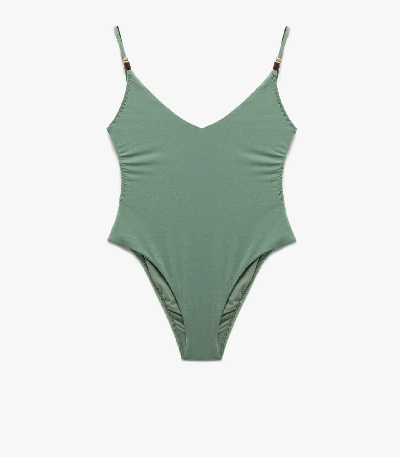 Koton Deep V-Neck Swimsuit