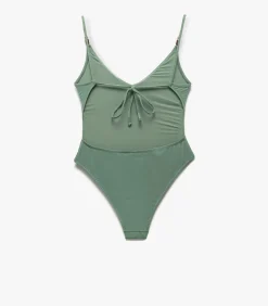 Koton Deep V-Neck Swimsuit