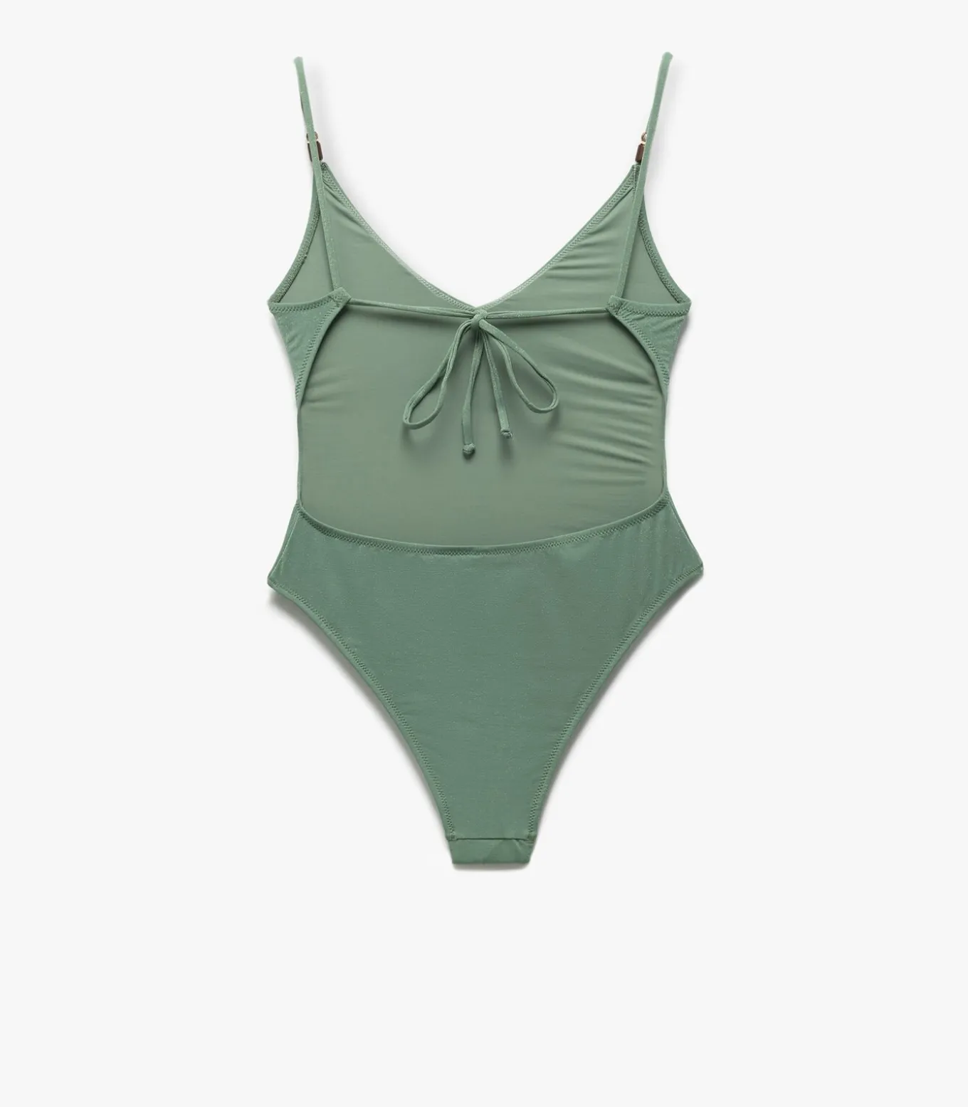 Koton Deep V-Neck Swimsuit