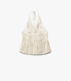 Koton Halter Neck Patterned Vest