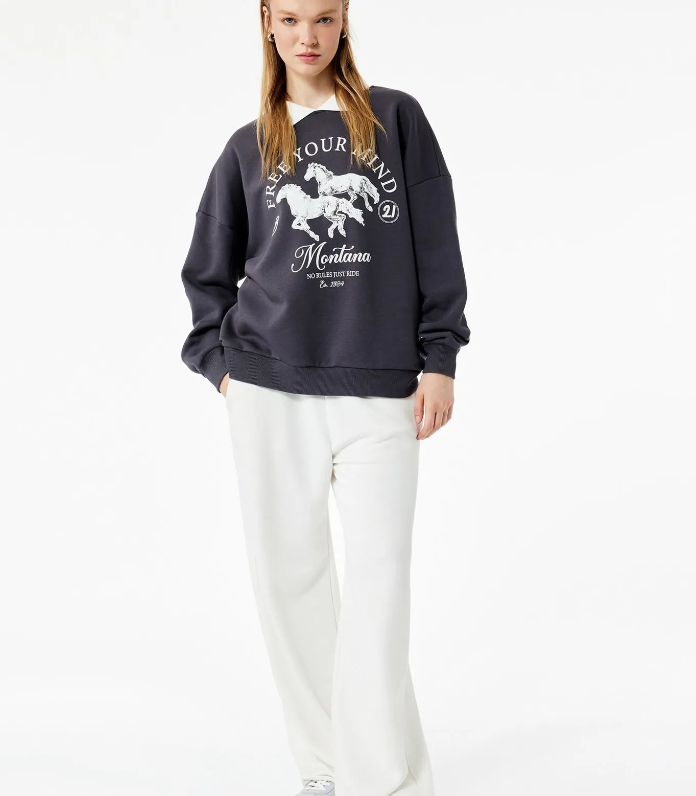Koton Oversized Sweatshirt