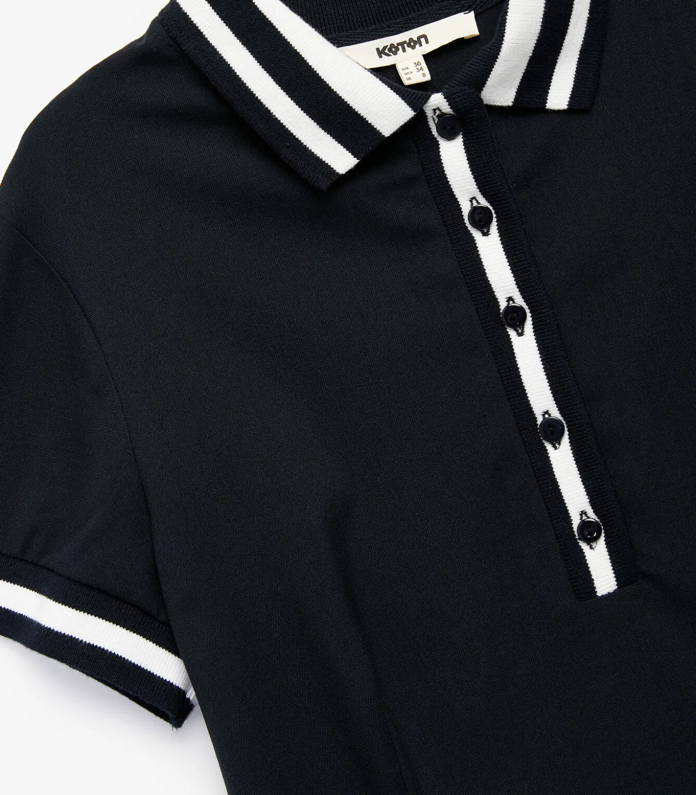 Koton Polo Neck Dress