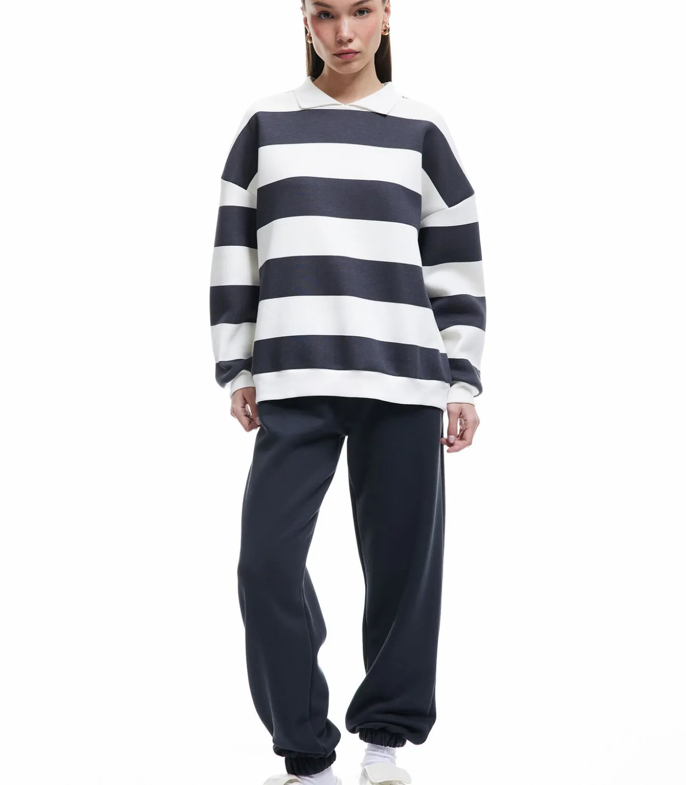 Koton Polo Neck Sweatshirt