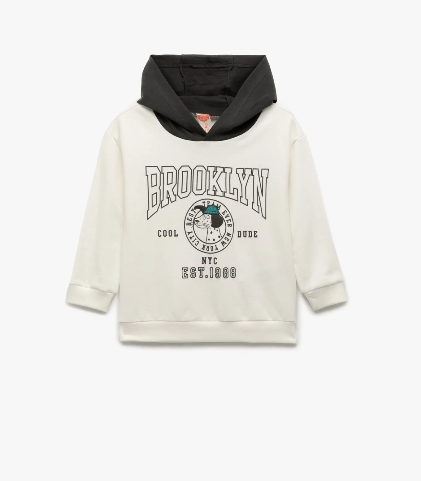 Koton Printed Hooded Sweatshirt