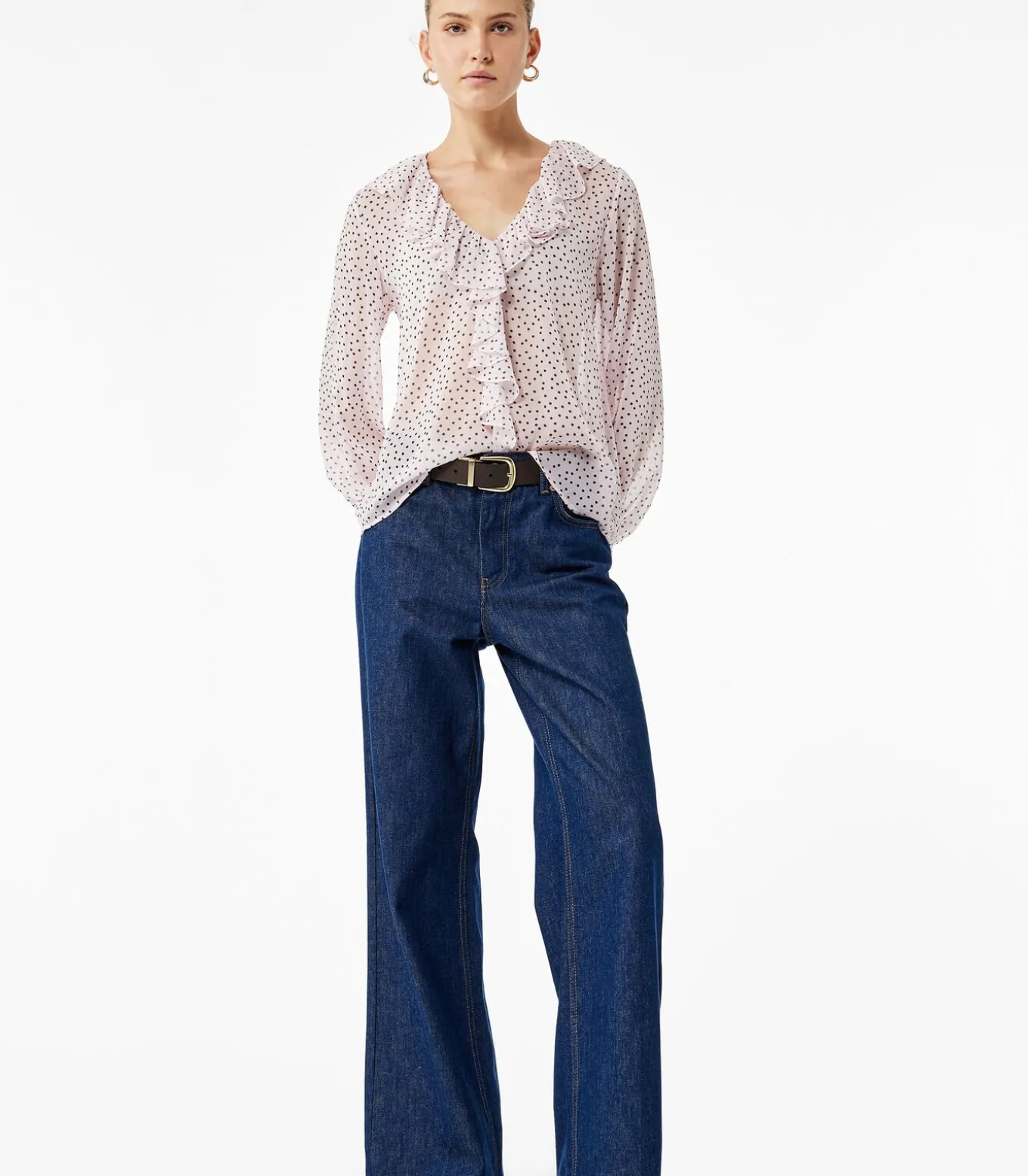 Koton Ruffle Chiffon Blouse