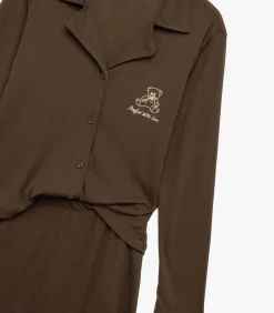 Koton Shirt Collar Pajama Set