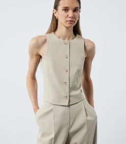 Koton Sleeveless Blazer Vest