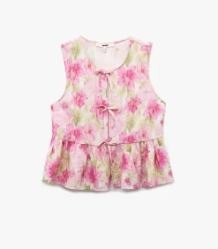 Koton Sleeveless Floral Blouse