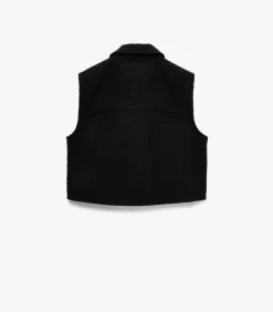 Koton Tweed Crop Vest