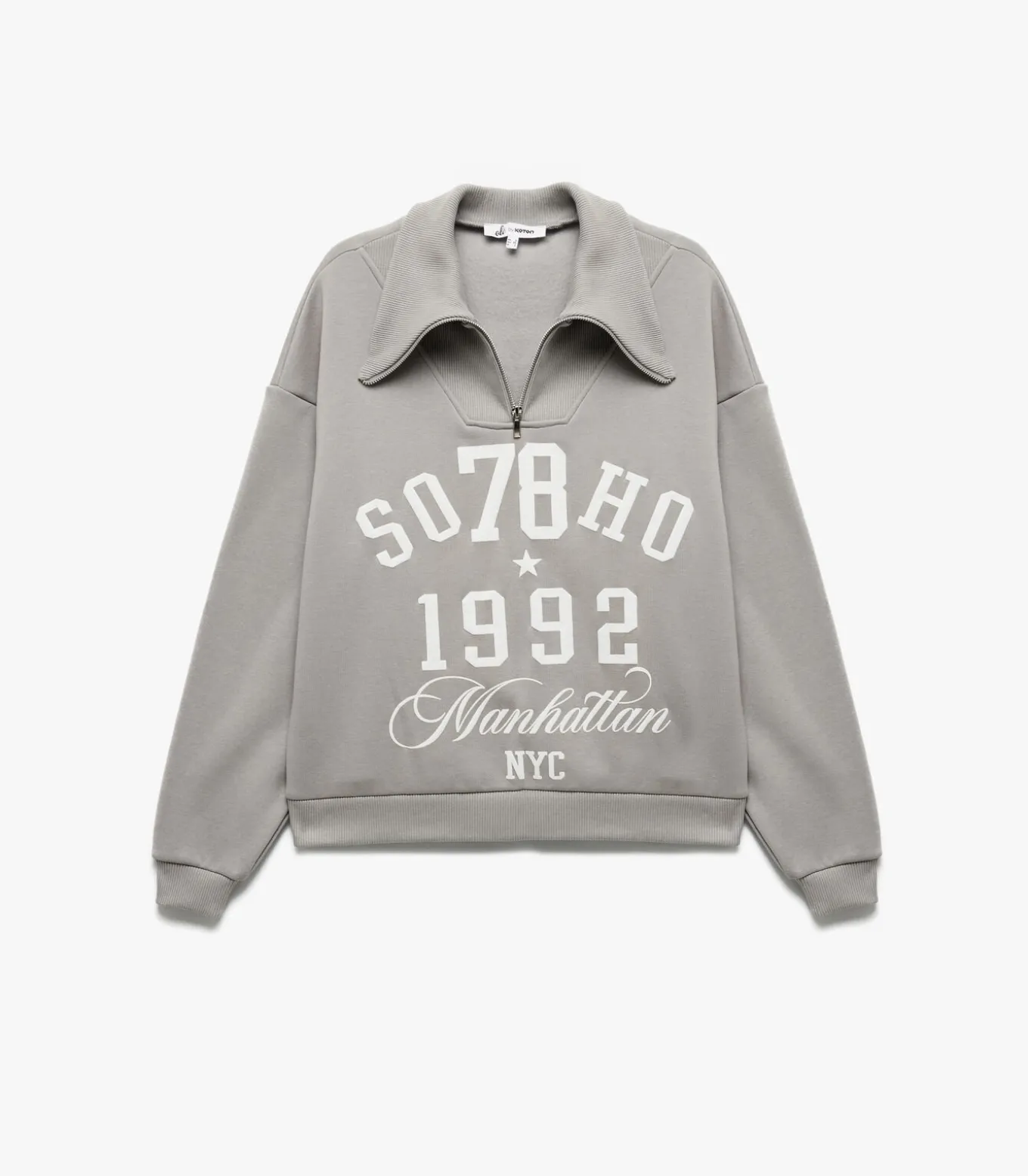 Koton Zippered Sweatshirt