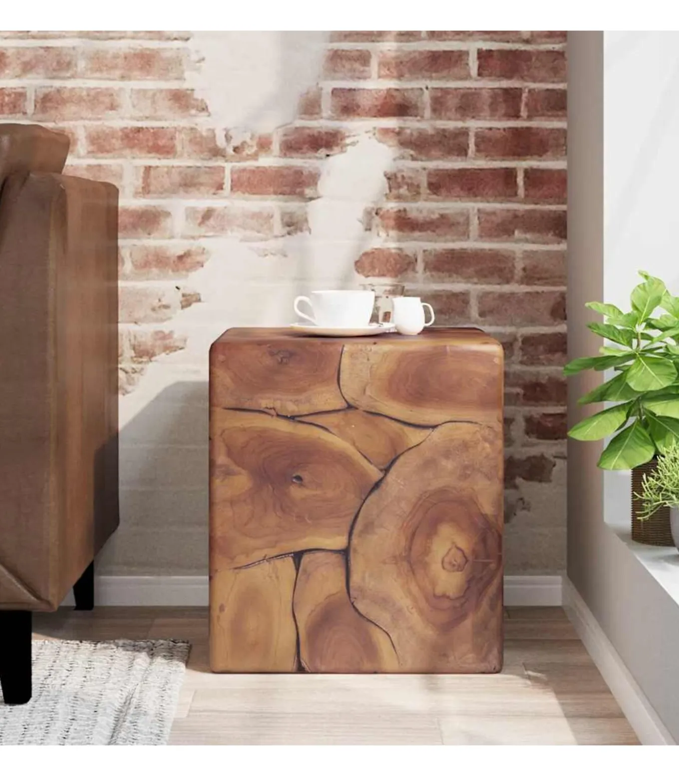 Kruk massief teakhout