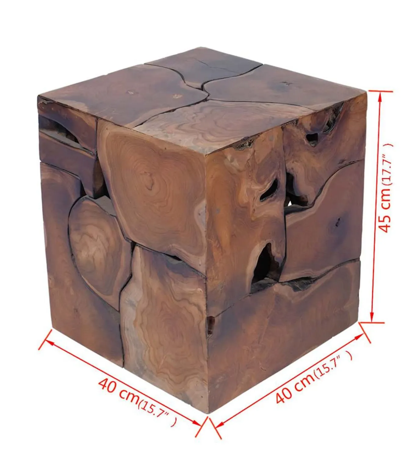 Kruk massief teakhout