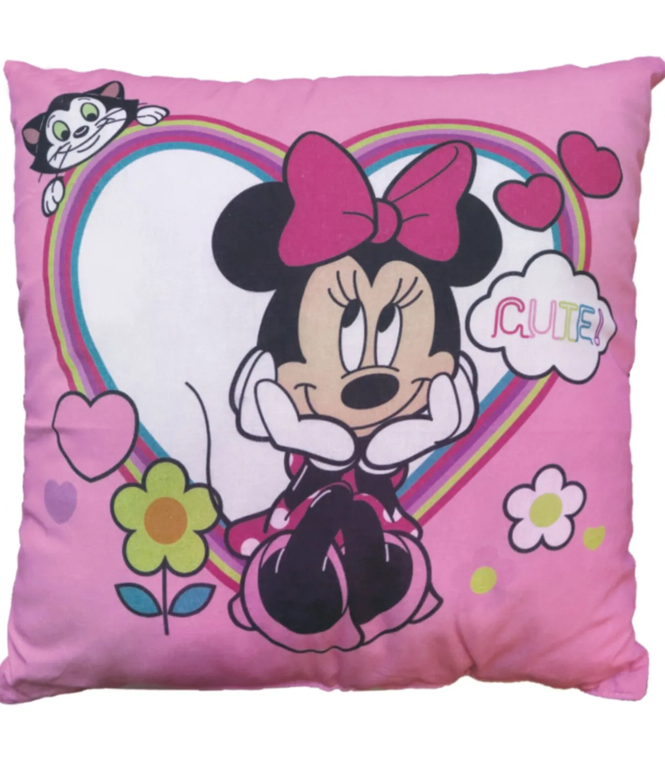 Kussen bedrukt 100% katoen, MINNIE SHOPPING