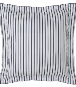 Kussensloop | 4 Continents - Blanc/Bleu