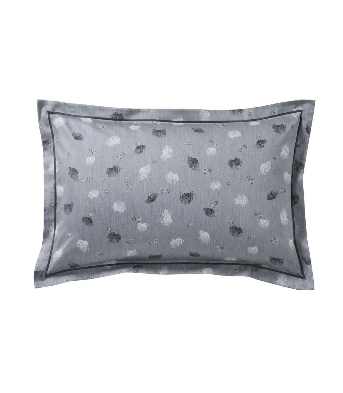 KYOTO Graphite - Kussensloop Jacquard katoen