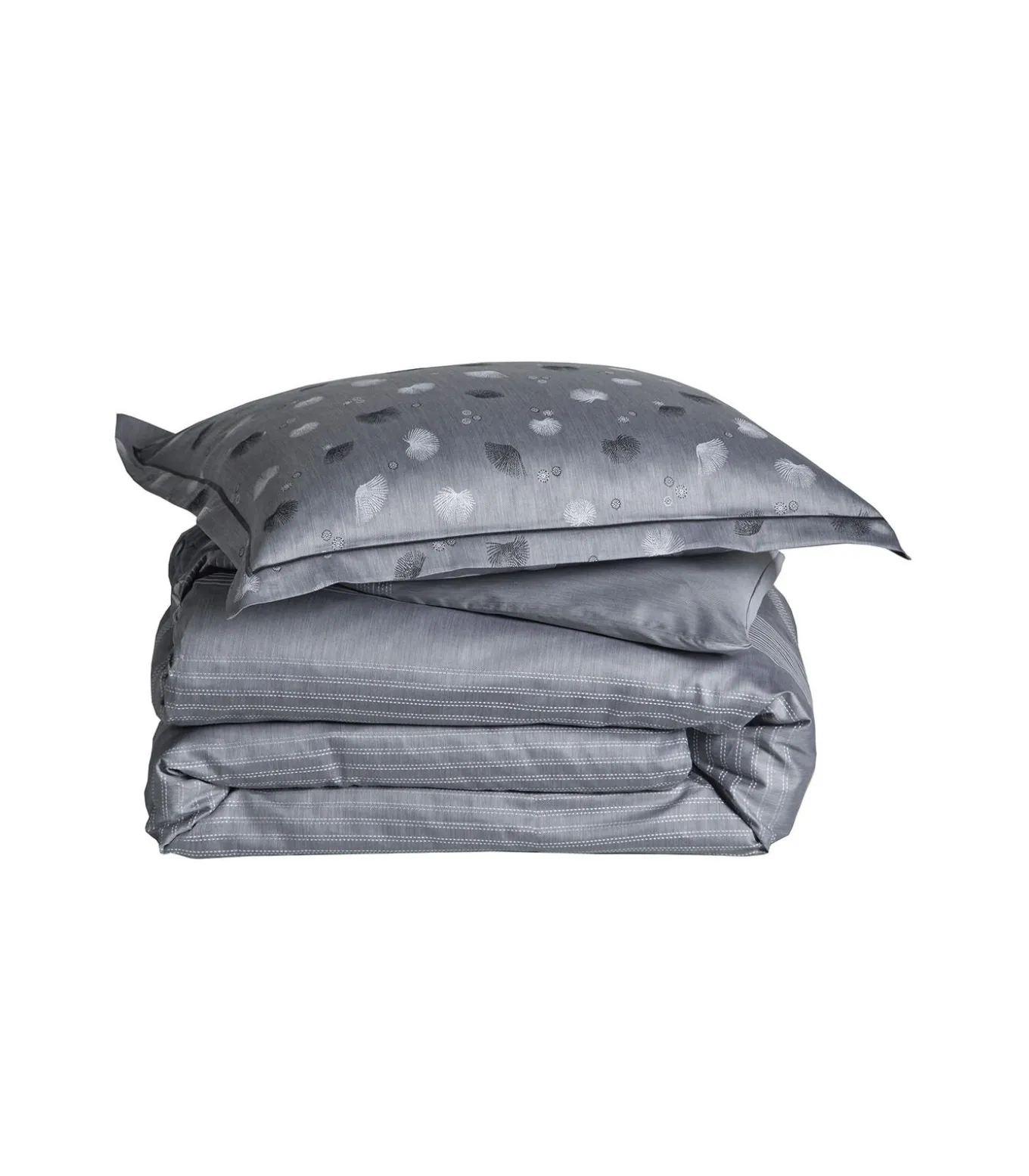 KYOTO Graphite - Kussensloop Jacquard katoen