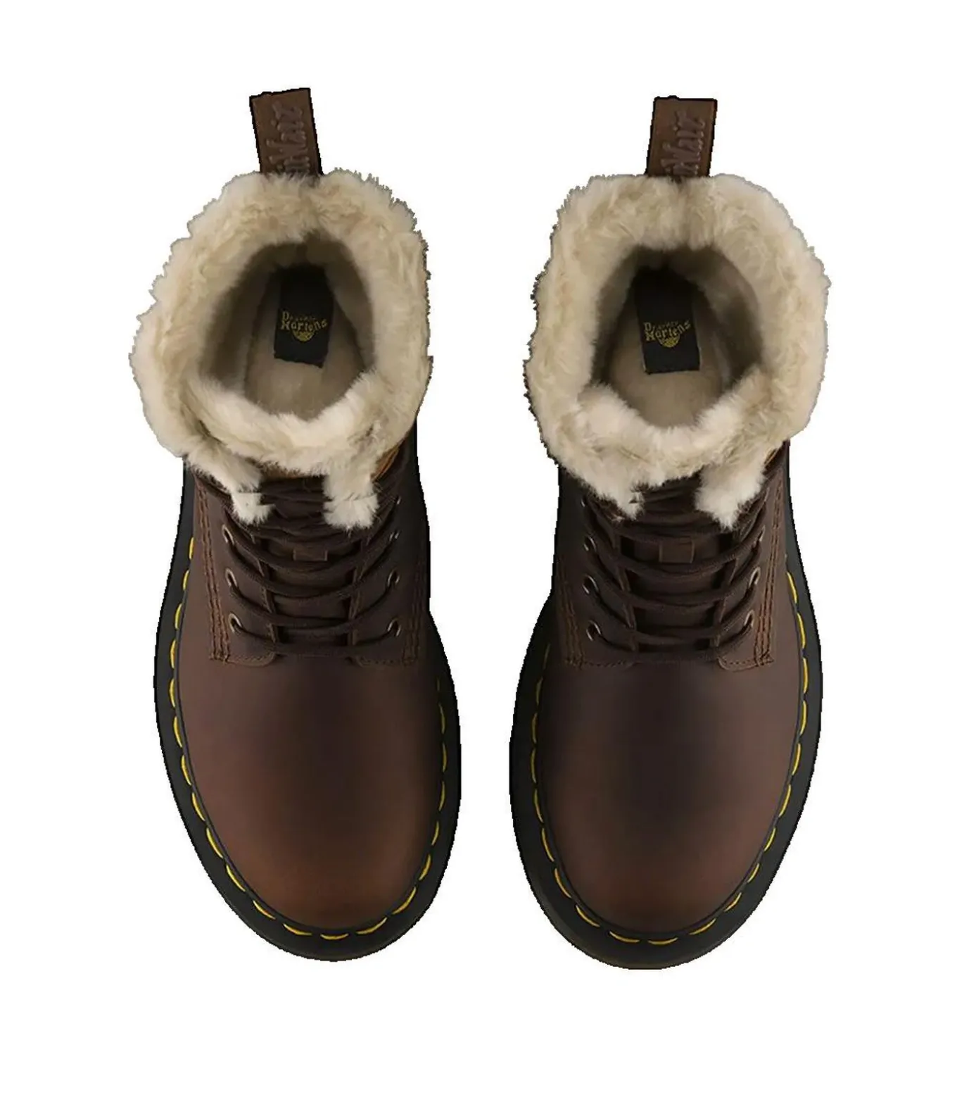 Laarzen Dr. Martens 1460 kaki met borduurwerk