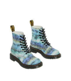 Laarzen Dr. Martens 1460 Pascal blauw Tie Dye suède