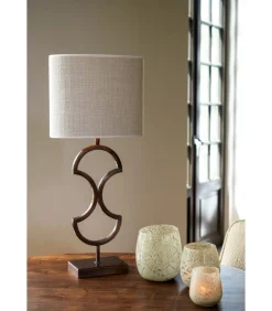 Lampenkap Ovaal Saverna - Eiwit - 30x15x25cm