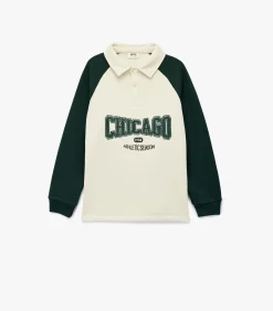 Lang Poloshirt Kinderen Geborduurd