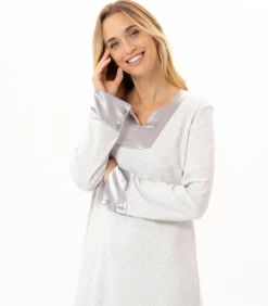 Lange katoenen nachthemd ANDY 111