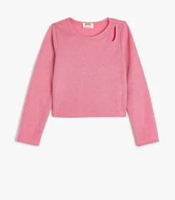 Lange mouw Ronde kraag Blouse