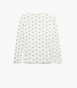 Lange Mouwen T-shirt Fiyonkpatroon