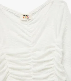 Lange Mouwen Tulle Blouse Meisjes