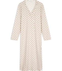 Lange nachthemd van modal katoen TEA TIME 111