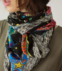 LAVINIA - Sjaal met geometrisch patroon