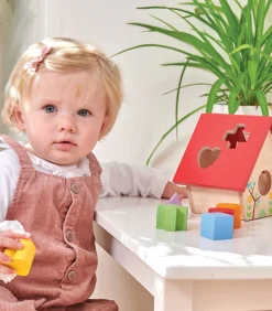 Le Toy Van houten vormenstoof vogelhuisje educatief speelgoed