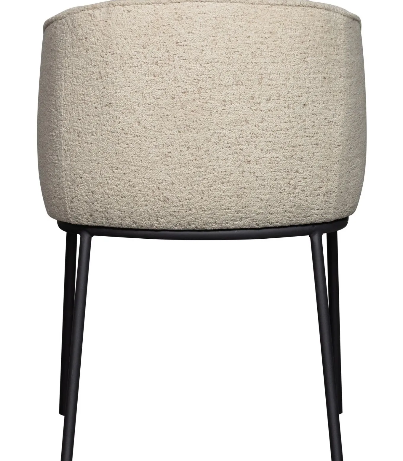 Leon Eetkamerstoelen - Bouclé - Naturel - Set van 6