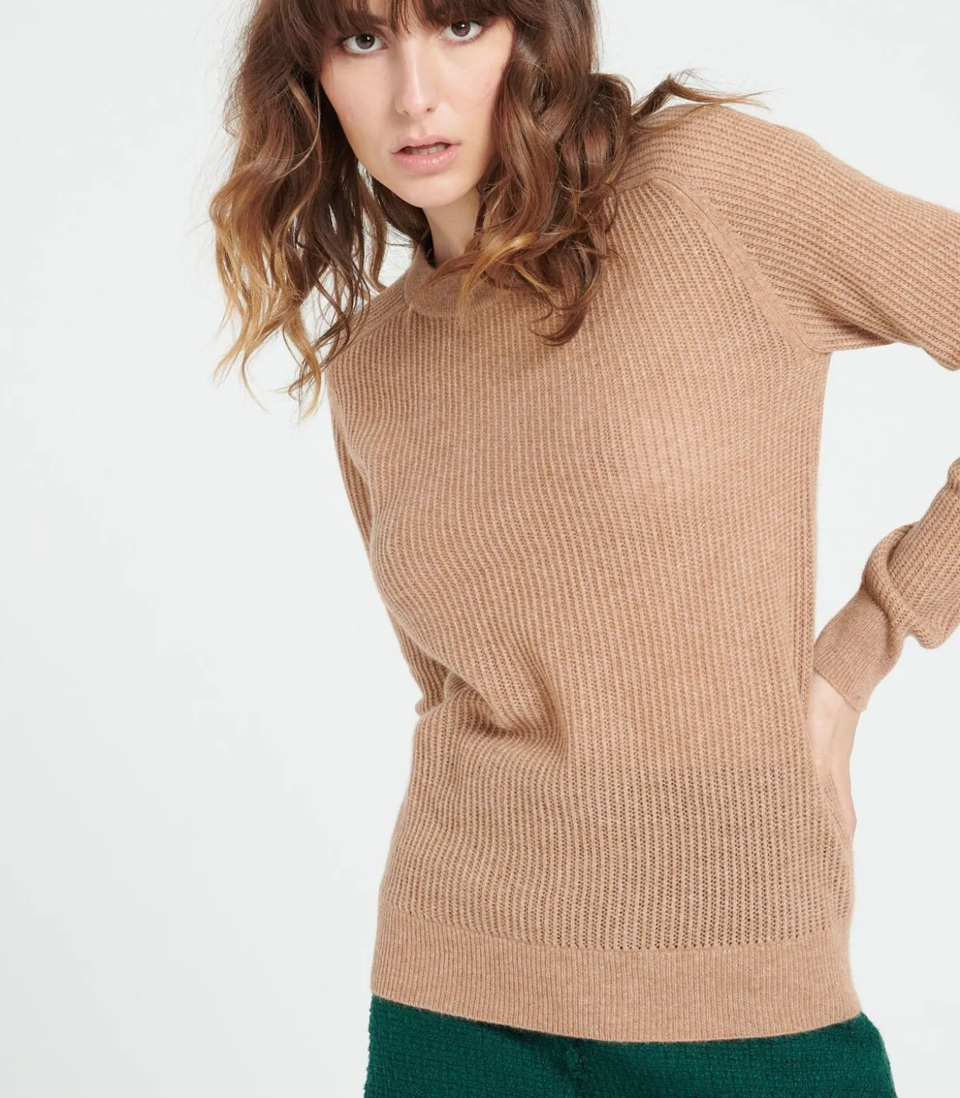 LILLY 23 Trui met ronde hals - 100% kasjmier