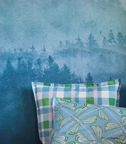 LILLY Bleu - Kussensloop Perkaal katoen