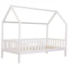 Lit cabane pour enfant 190x90cm blanc MARCEAU