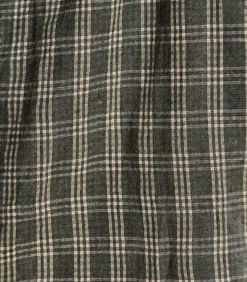 Losvallend kaki geruit overhemd