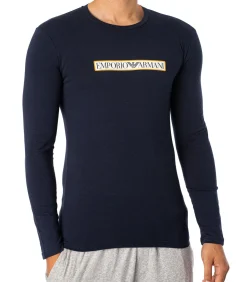 Lounge Box-Logo Met Lange Mouwen T-Shirt