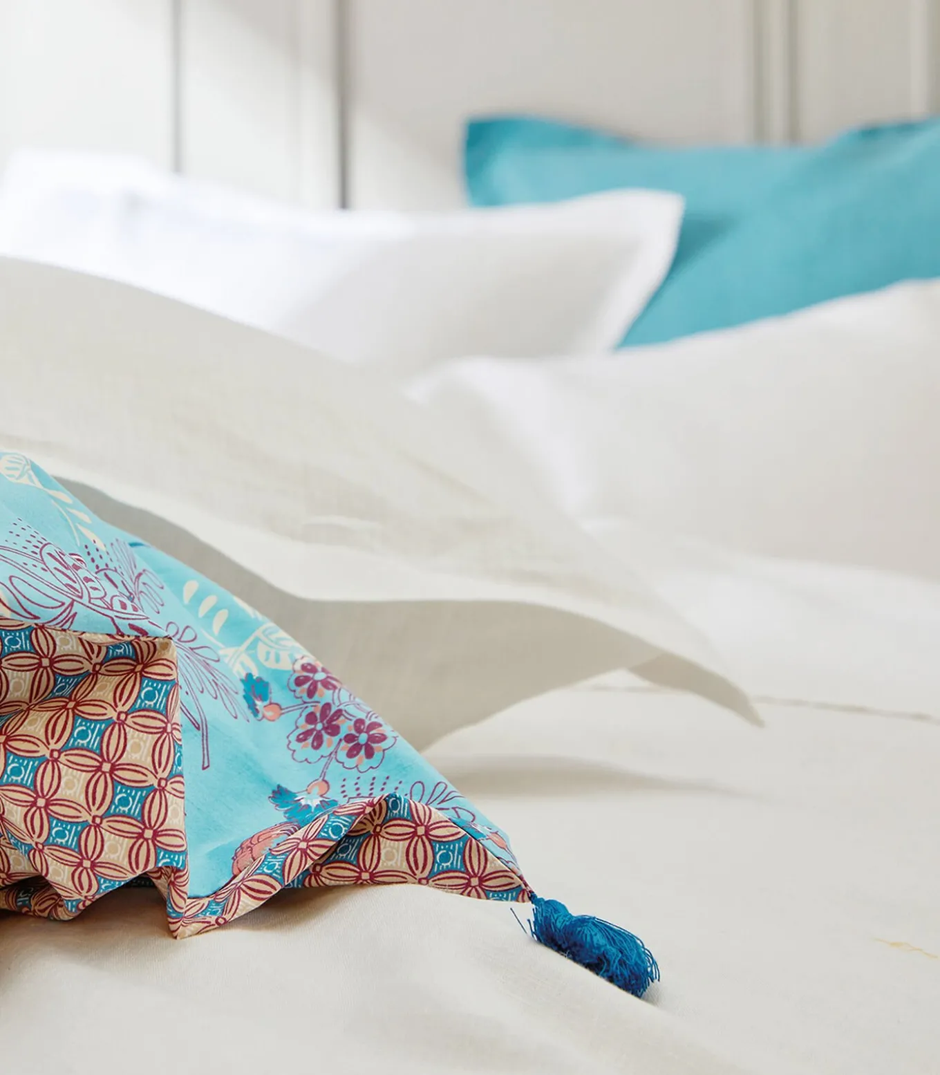 LOUXOR Blanc - Laken linnen Stonewashed