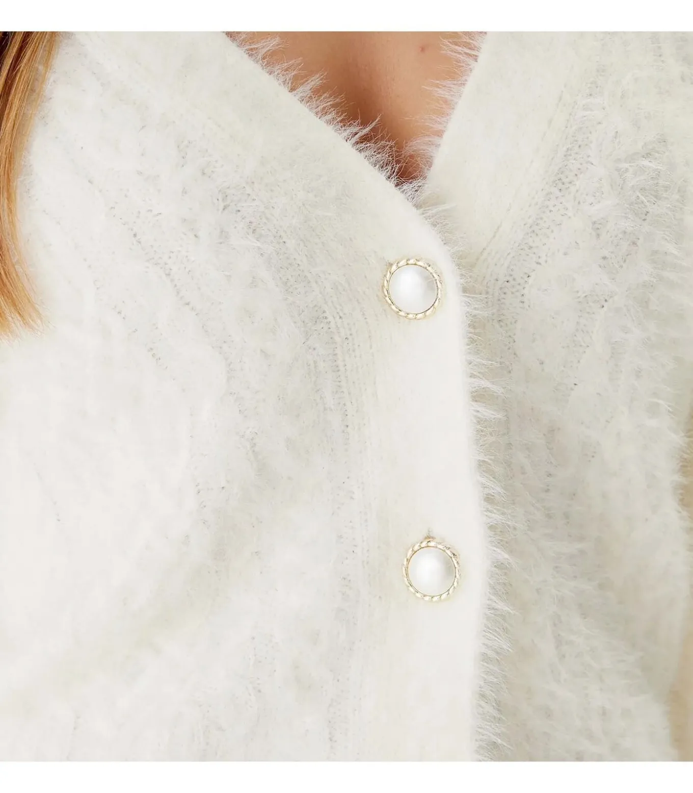 Ls Vn Kinako Fuzzy Cardigan