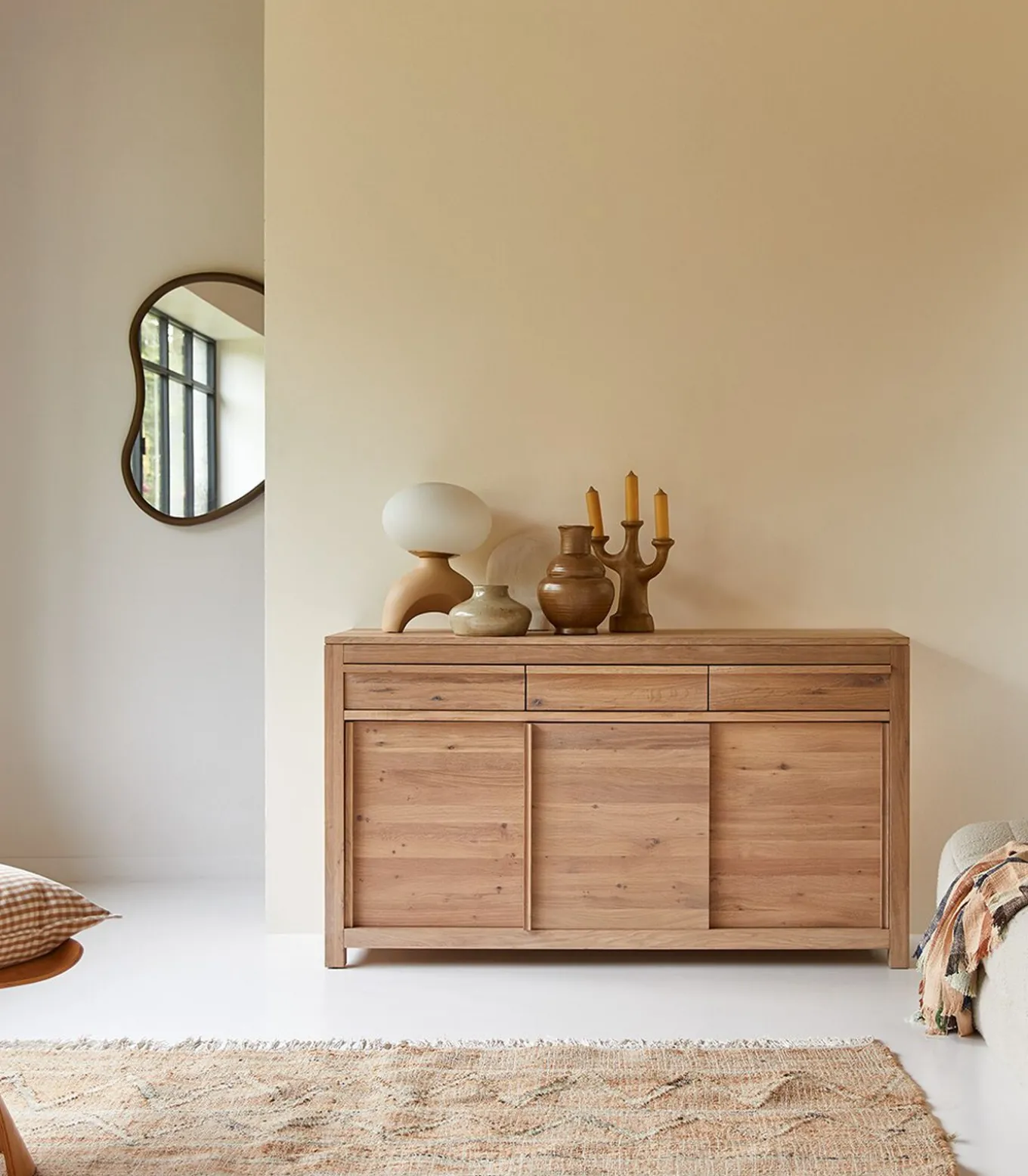 Luce - Massief eiken buffetkast 150 cm