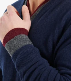 LUKE 1 V-hals Trui - 100% kasjmier