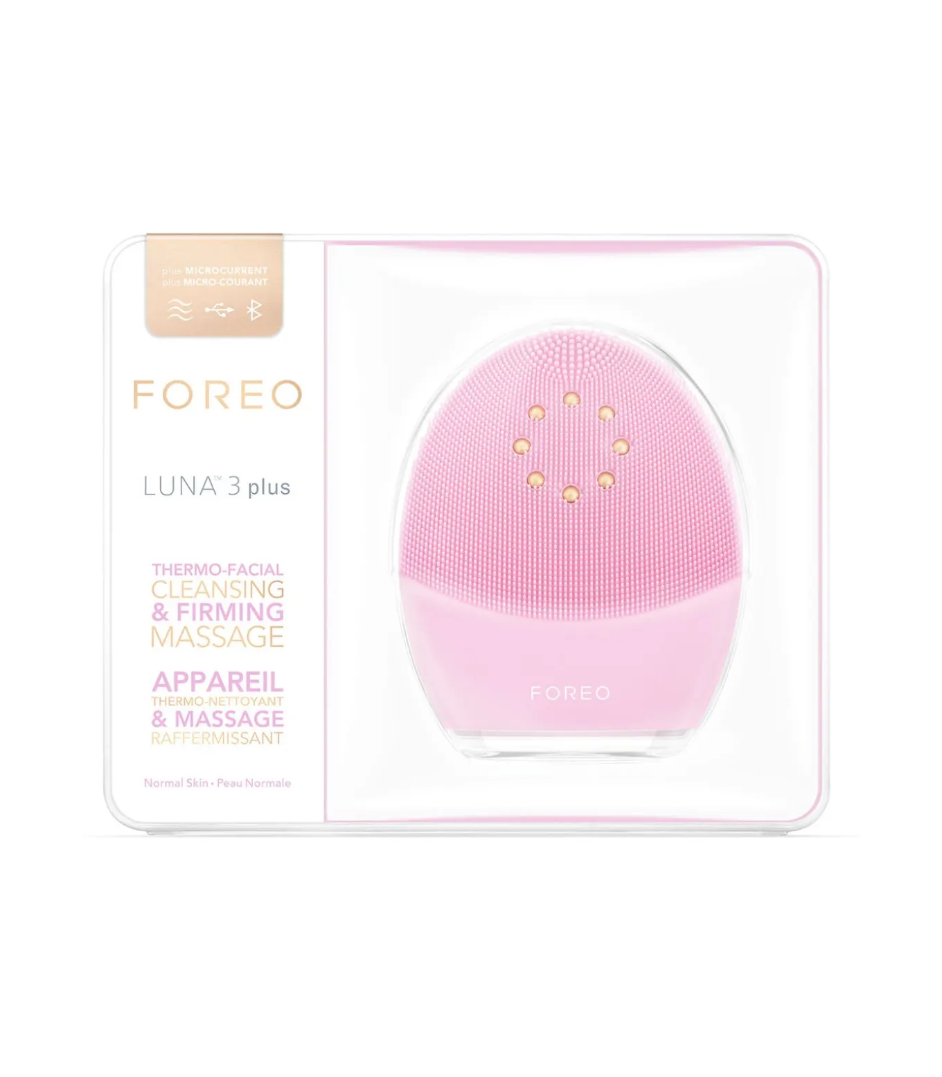 LUNA™ 3 plus Normal Skin- Thermo-gezichtsreiniger en microcurrent toning apparaat