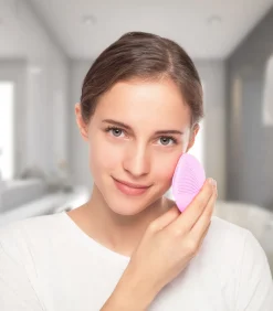 LUNA Mini 2 Pearl Pink sonische gezichtsreinigingsborstel voor elk huidtype