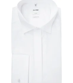 Luxor Smoking Overhemd Wit Comfort Fit