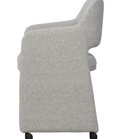 Lyric Eetkamerstoelen - Bouclé - Greige - Set van 6