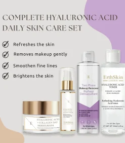 Make-up verwijderaar + Toner + Collageen Serum + Collageen Dagcrème