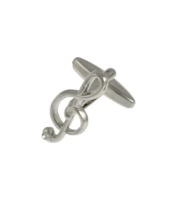 Manchetknoop muzieksleutel